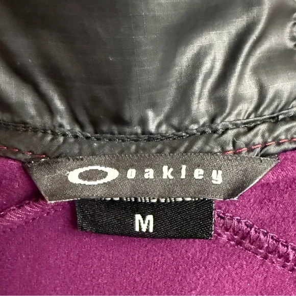 Oakley‎ Purple Full Zip Hooded Jacket Softshell Athletic - Picture 4 of 6